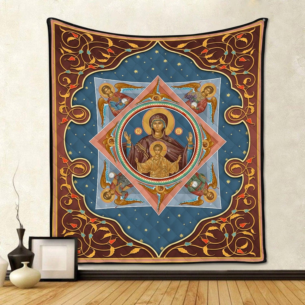 Quilt Jesus Greek Orthodoxy - CustomsPig