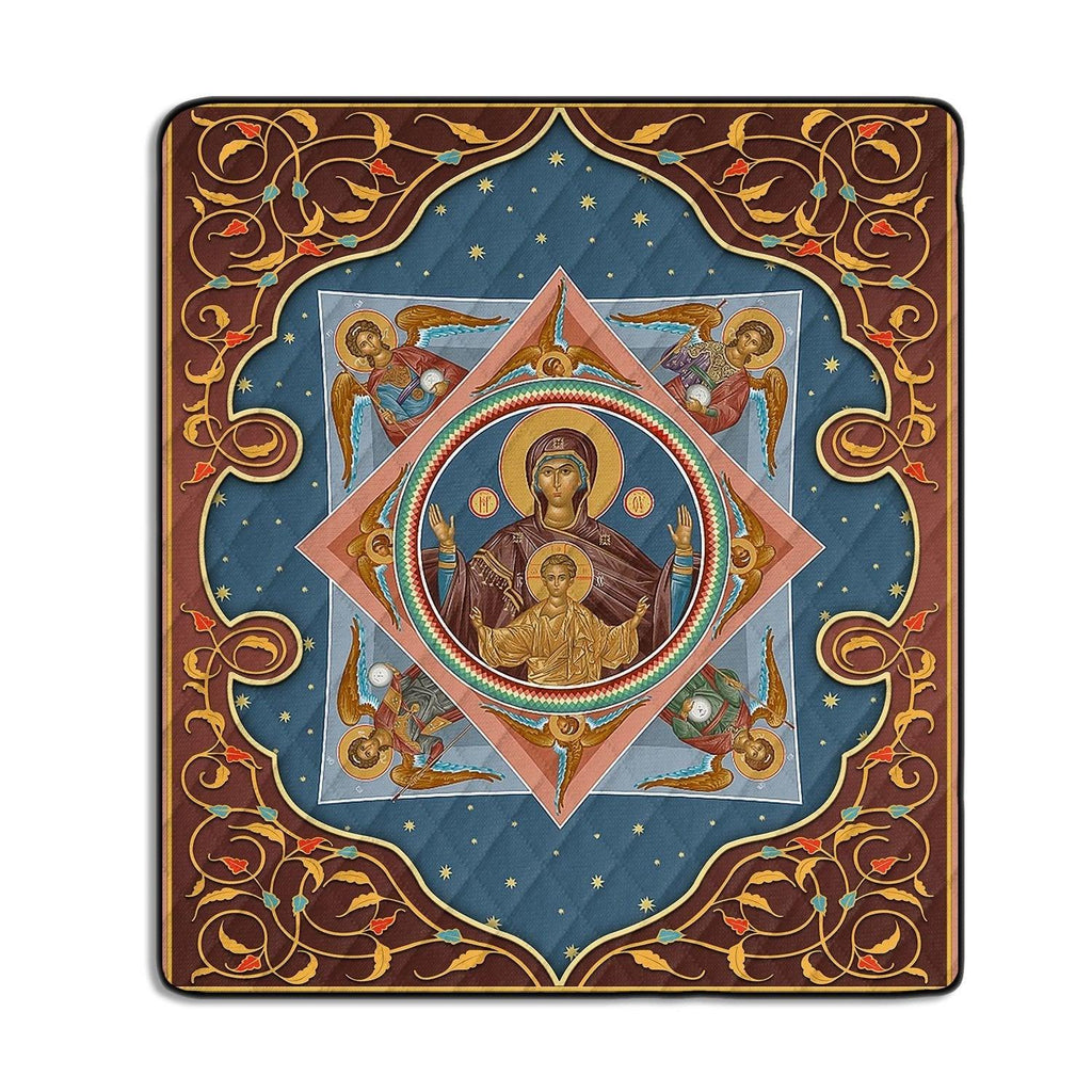 Quilt Jesus Greek Orthodoxy - CustomsPig