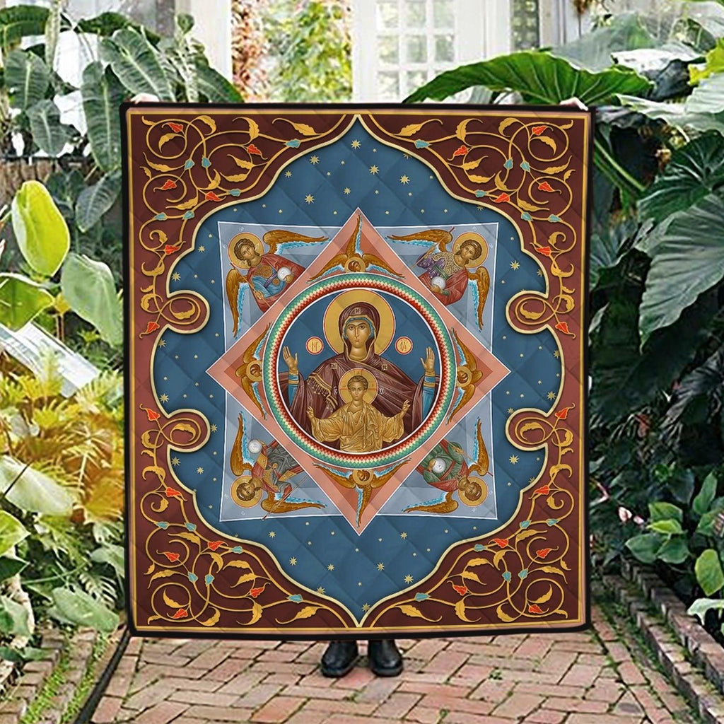 Quilt Jesus Greek Orthodoxy - CustomsPig