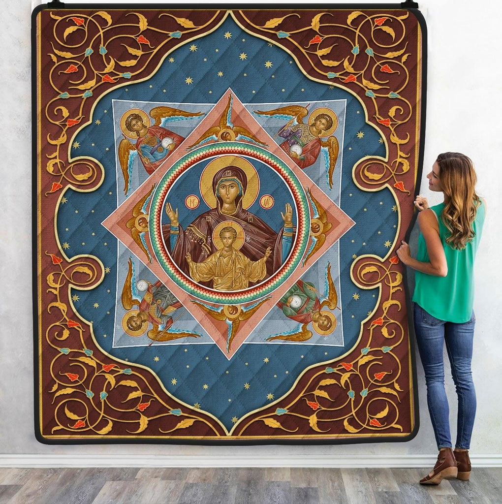 Quilt Jesus Greek Orthodoxy - CustomsPig