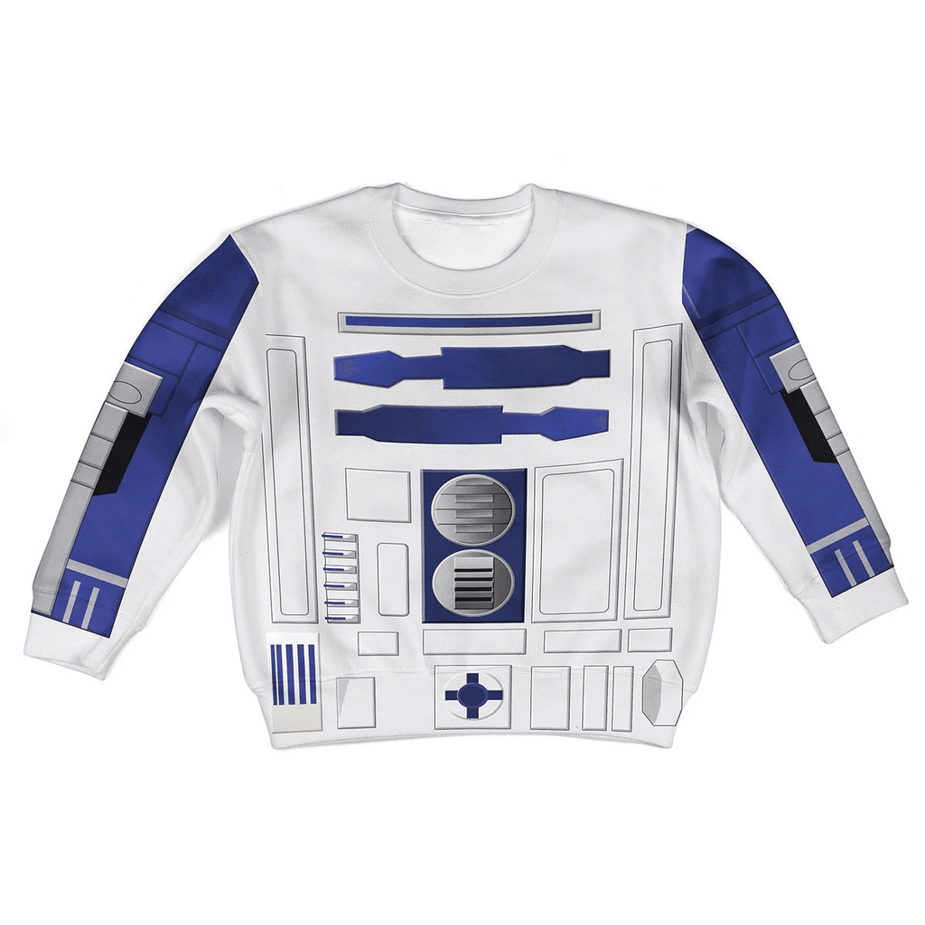 R2 D2 Robot Kid Tops -  CustomsPig.com