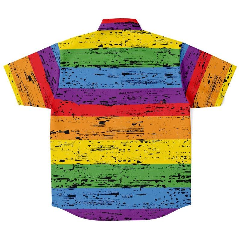 Rainbow Gay Pride Hawaiian Shirt - CustomsPig