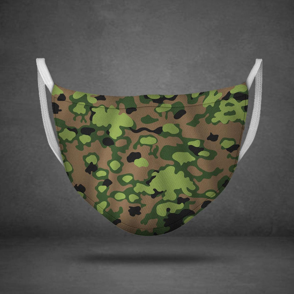 Rauchtarnmuster Blurred Edge Pattern 1939 1944 Face Mask - CustomsPig