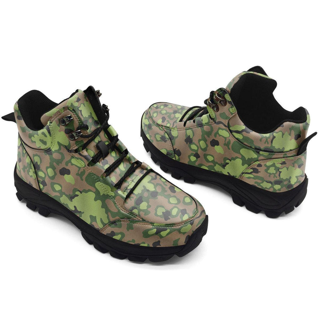 Rauchtarnmuster Blurred Edge Pattern 1939 1944 Hiking Shoes - CustomsPig