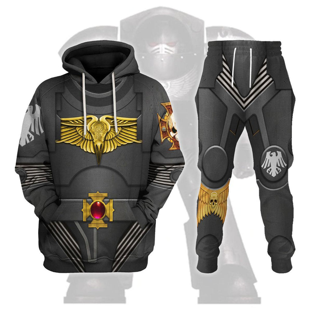 Raven Guard Indomitus Pattern Terminator Armor T-shirt Hoodie Sweatpants Cosplay - CustomsPig