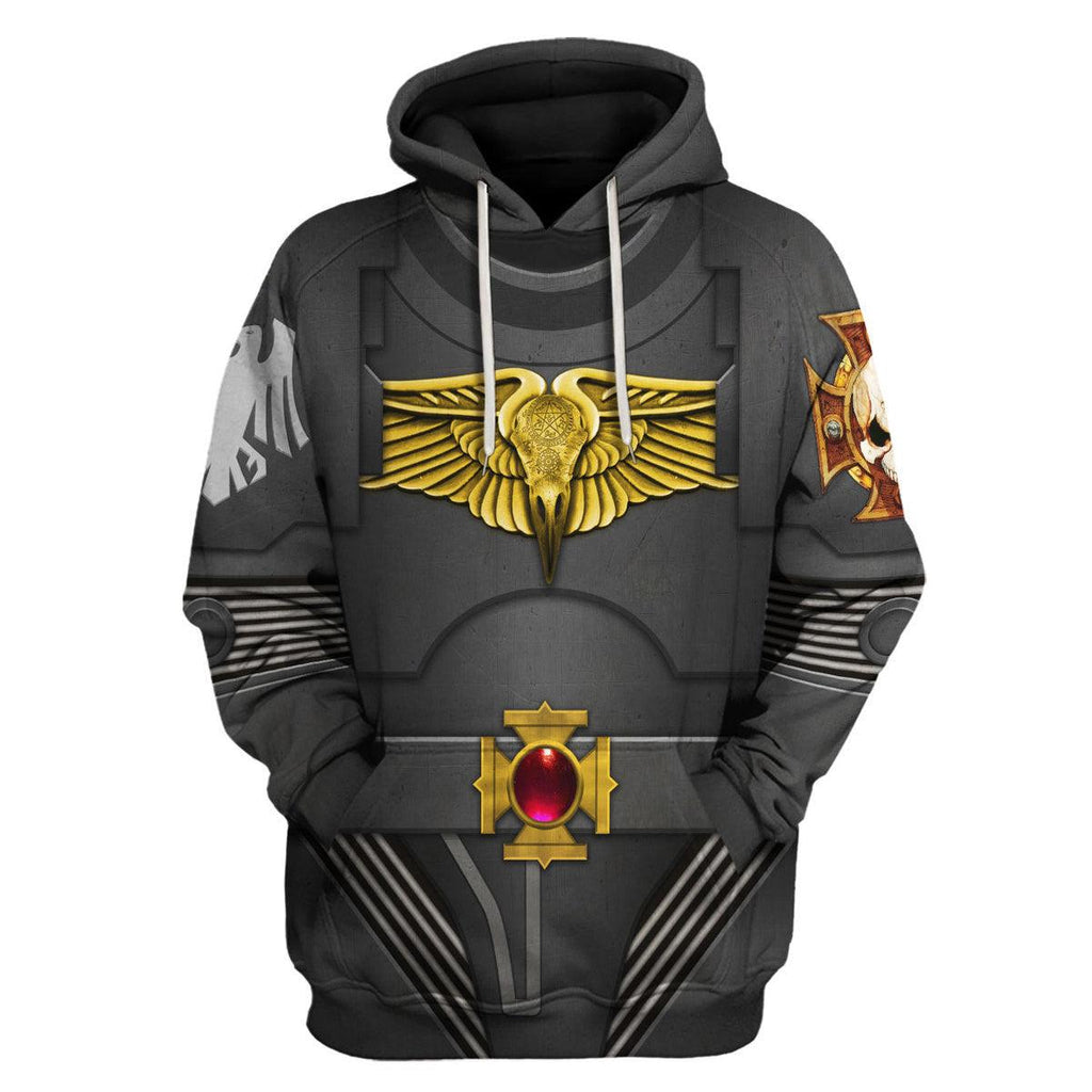 Raven Guard Indomitus Pattern Terminator Armor T-shirt Hoodie Sweatpants Cosplay - CustomsPig