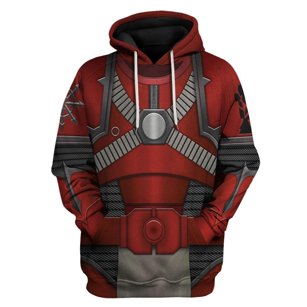 Red Corsairs Warband Colour Scheme T-shirt Hoodie Sweatpants Cosplay - CustomsPig