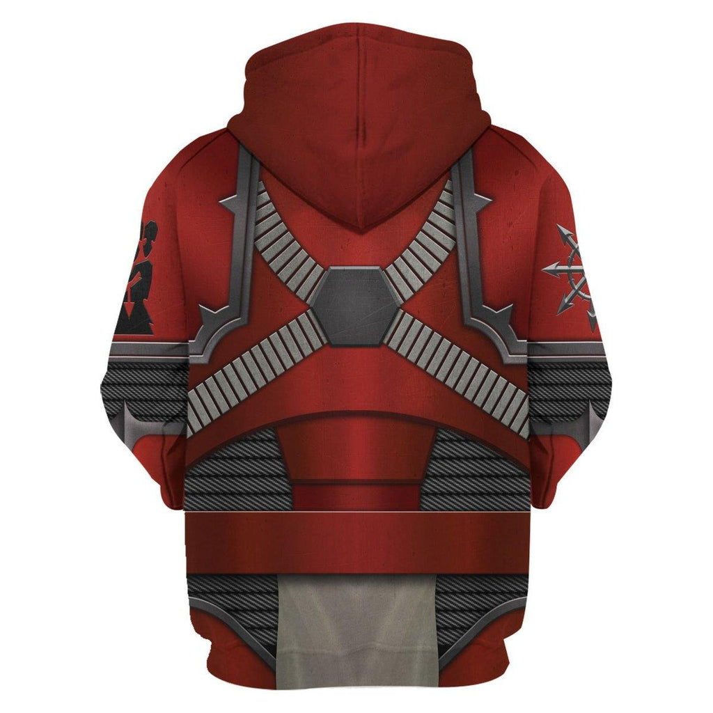 Red Corsairs Warband Colour Scheme T-shirt Hoodie Sweatpants Cosplay - CustomsPig