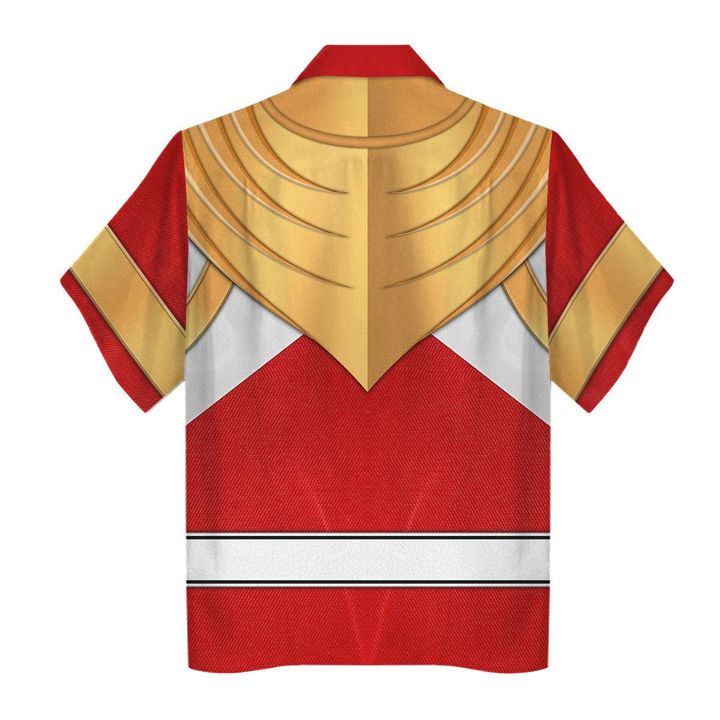 Red Ranger Dragon Shield Hoodies Sweatshirt T-shirt Hawaiian Tracksuit -  CustomsPig.com