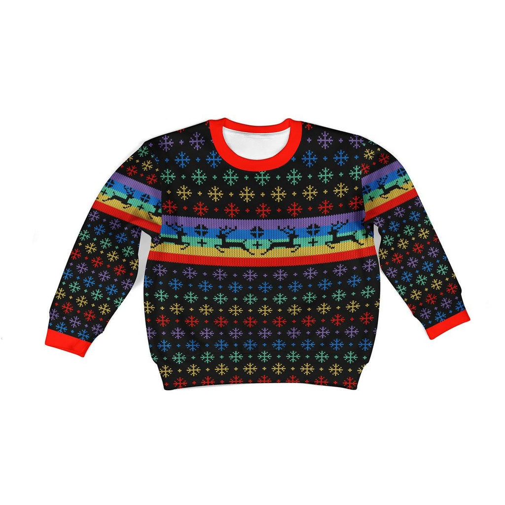 LGBT Kid Christmas Sweater - CustomsPig