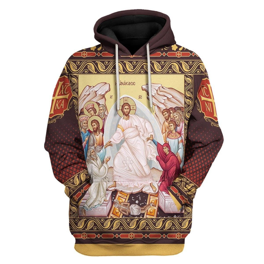 Resurrection of Christ Hoodie - CustomsPig