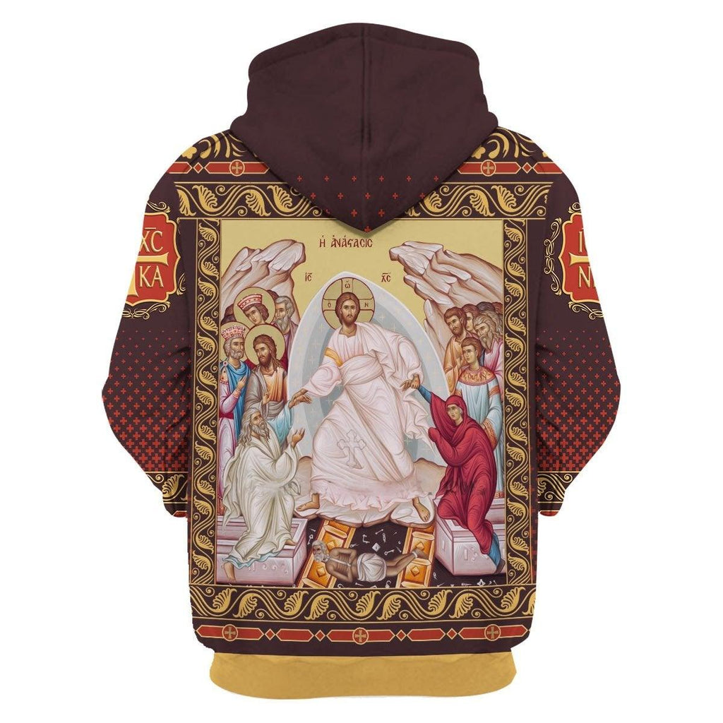 Resurrection of Christ Hoodie - CustomsPig