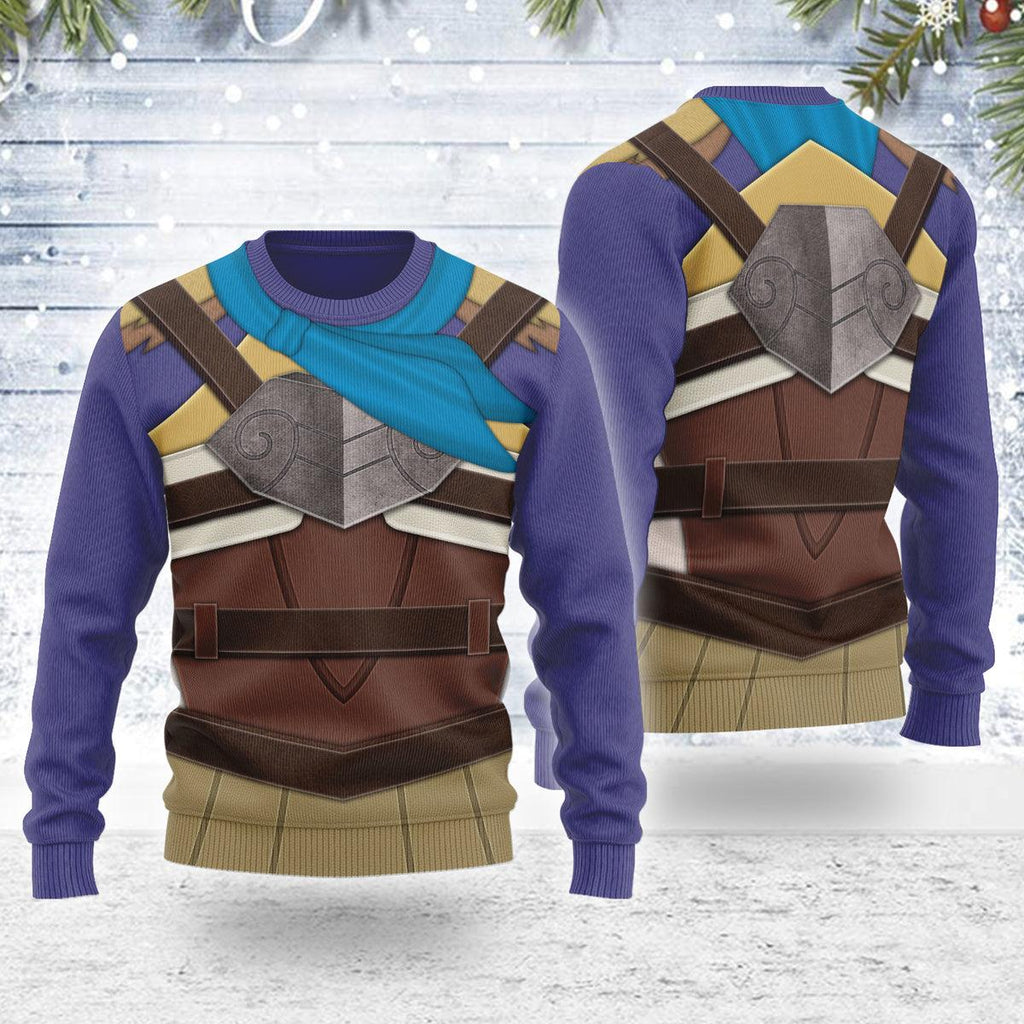 Revali Themed Costume Unisex Christmas Wool Sweater - CustomsPig.com