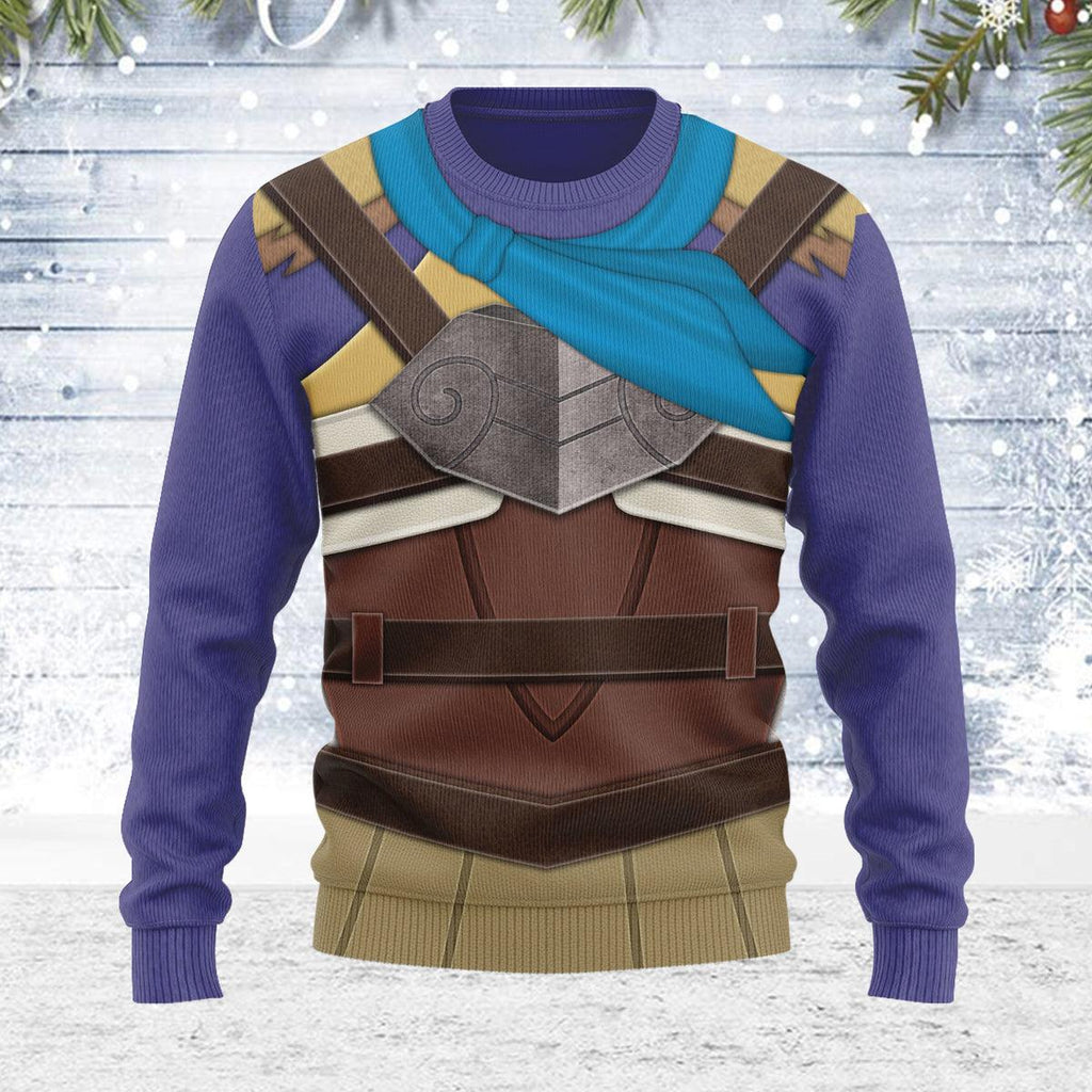 Revali Themed Costume Unisex Christmas Wool Sweater - CustomsPig.com