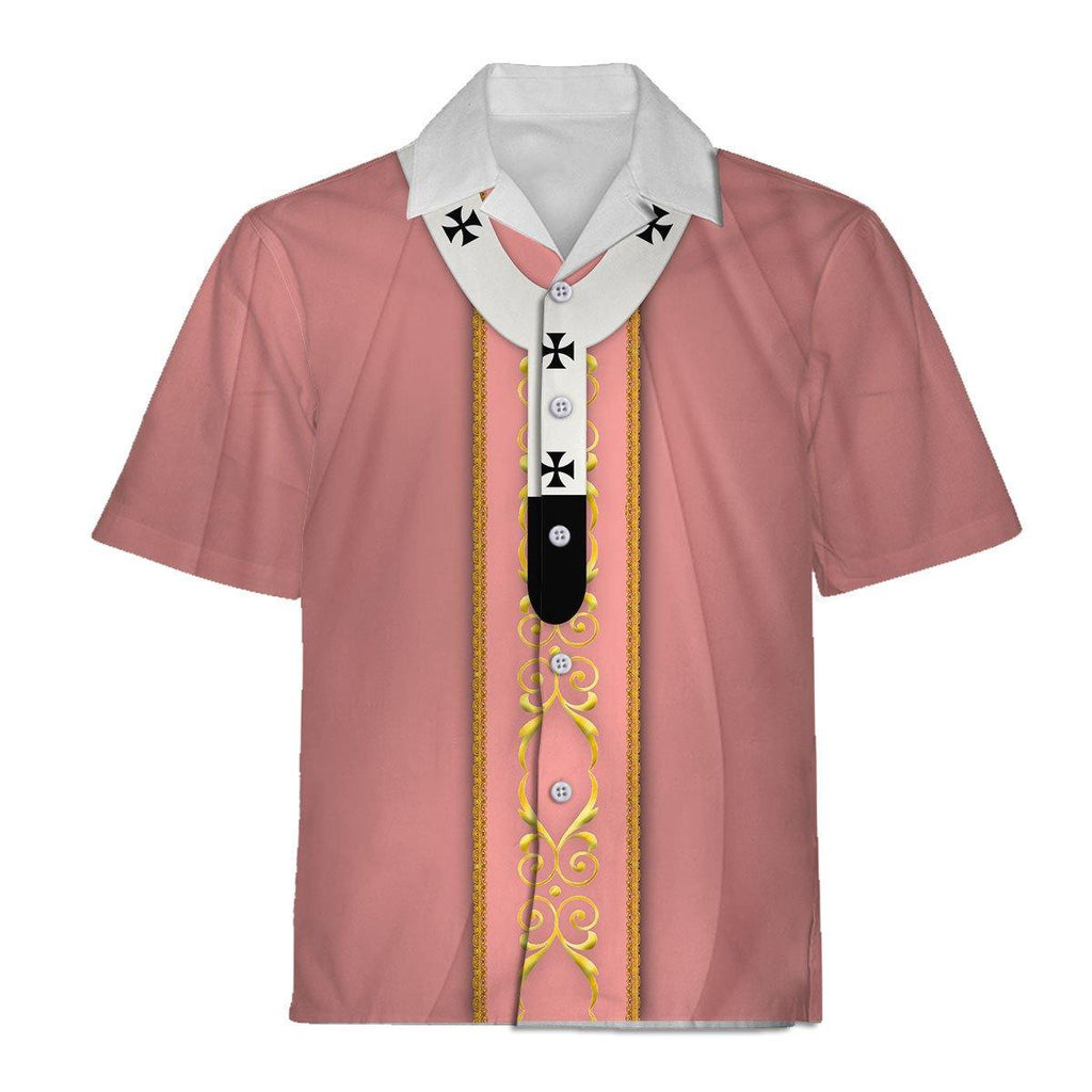 Rose Liturgical Vestment Christian Religion Hawaiian Shirt -  CustomsPig.com