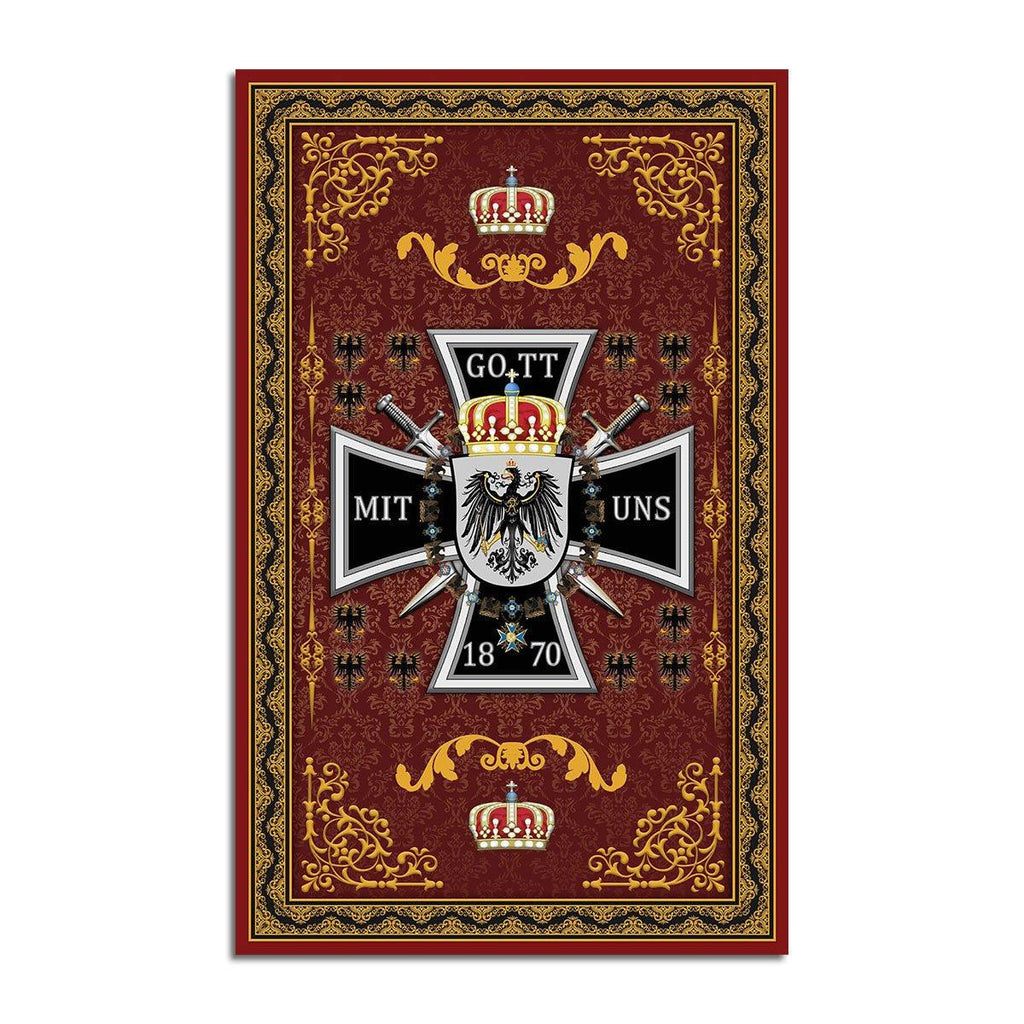 Royal Standard of the King of Prussia Rug - CustomsPig