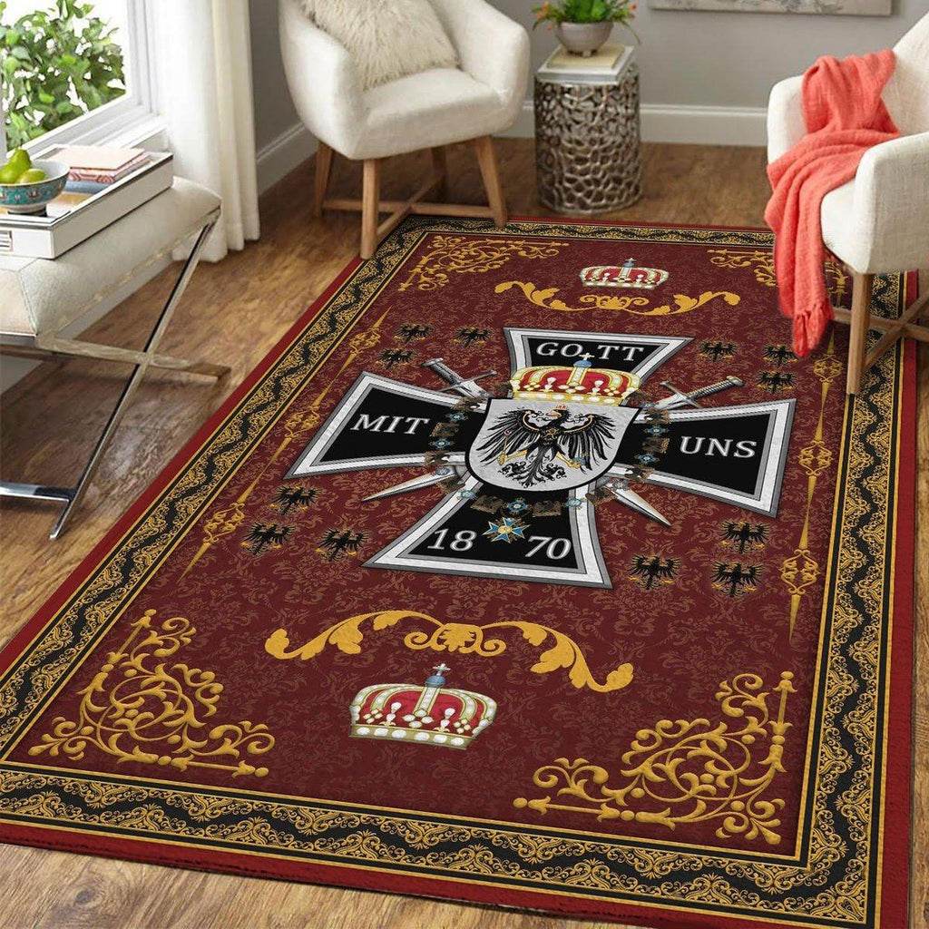 Royal Standard of the King of Prussia Rug - CustomsPig