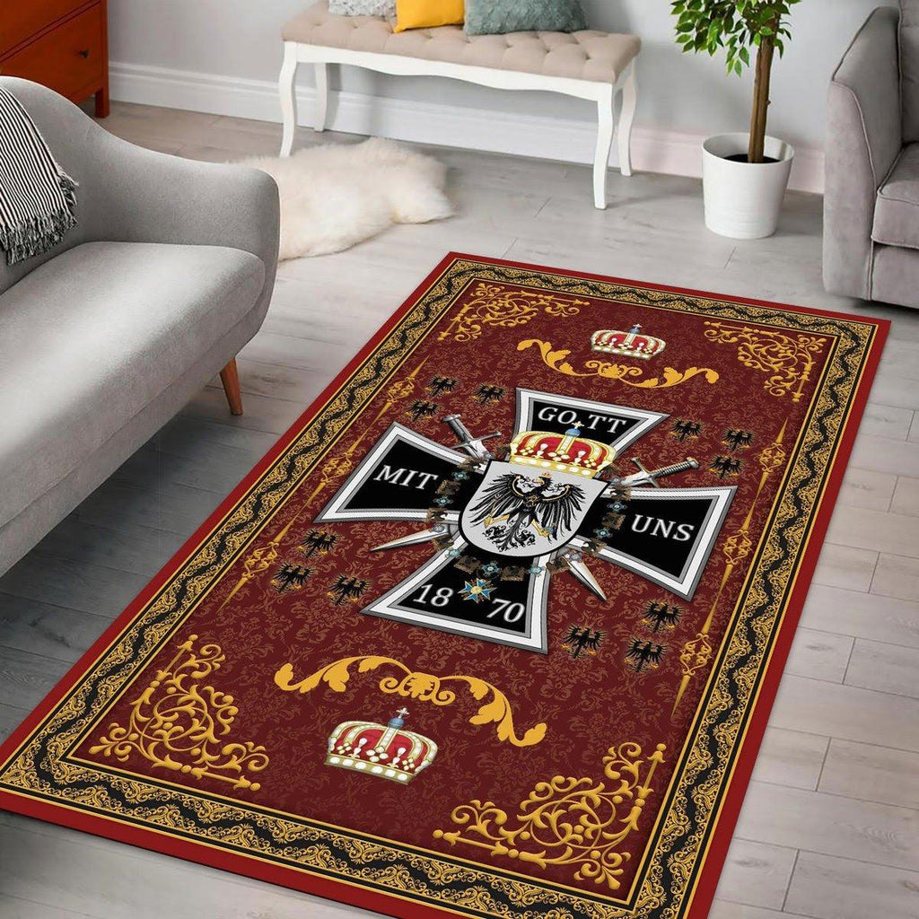 Royal Standard of the King of Prussia Rug - CustomsPig