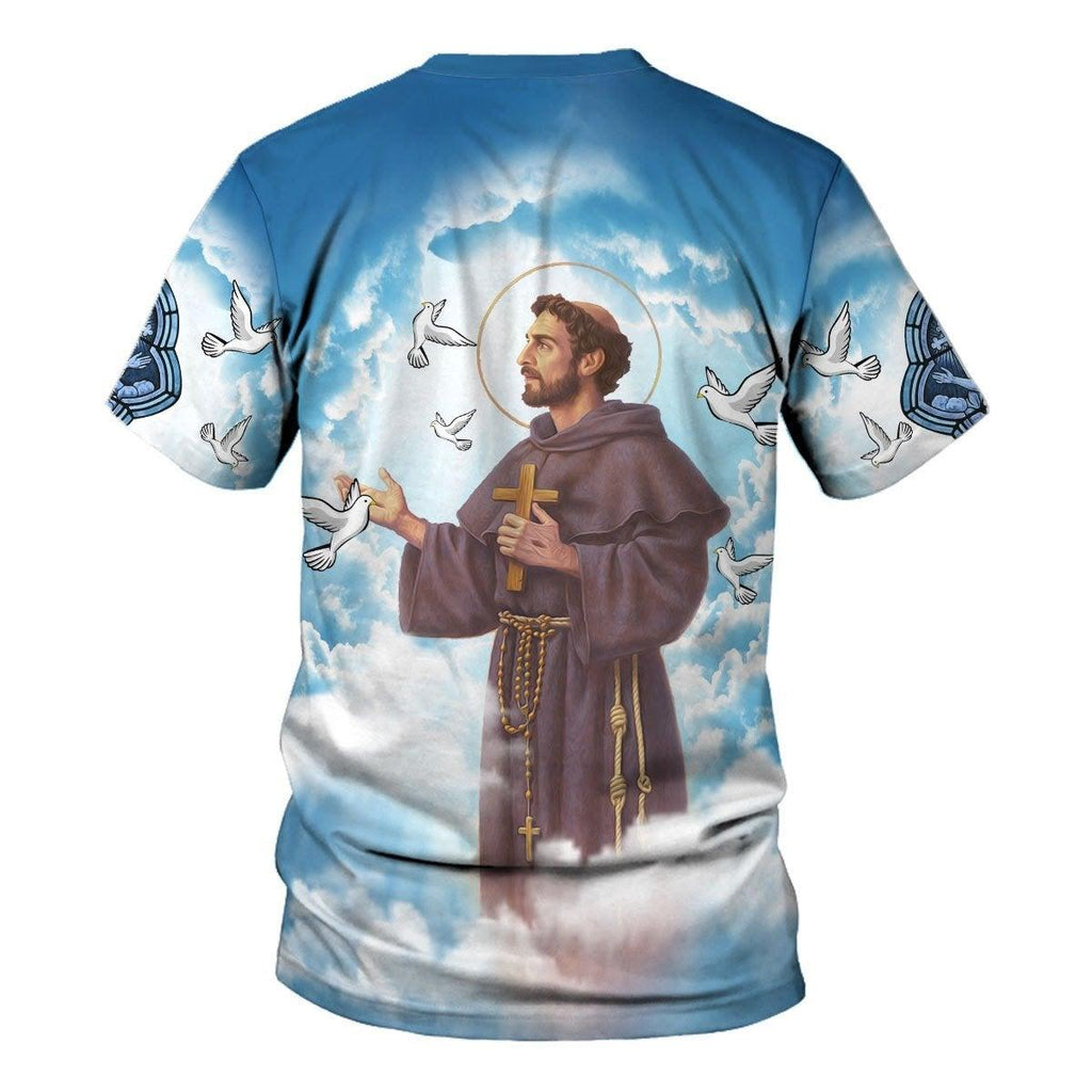 Saint Francis Of Assisi T-shirt - CustomsPig