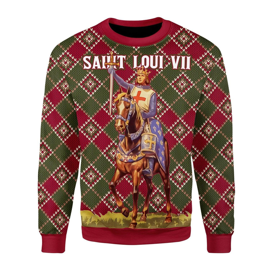 Saint Loui VII Christmas Sweater - CustomsPig