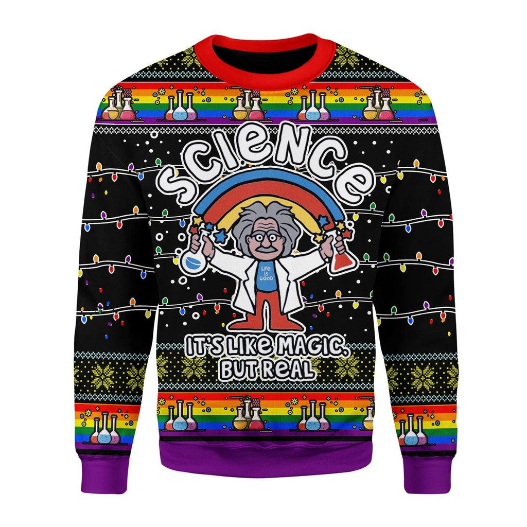 Science LGBT Christmas Sweater - CustomsPig