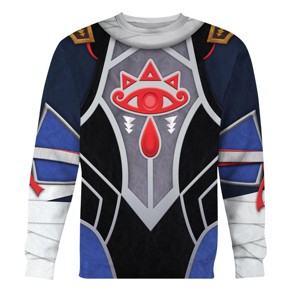 Sheik Zelda Attire Unisex Hoodie Sweatshirt T-shirt Sweatpants Cosplay - DucG