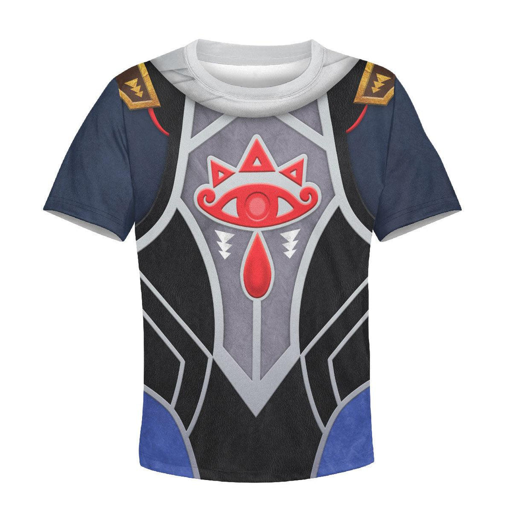 Sheik Zelda Costume Kid Tops Hoodie Sweatshirt T-Shirt - CustomsPig.com