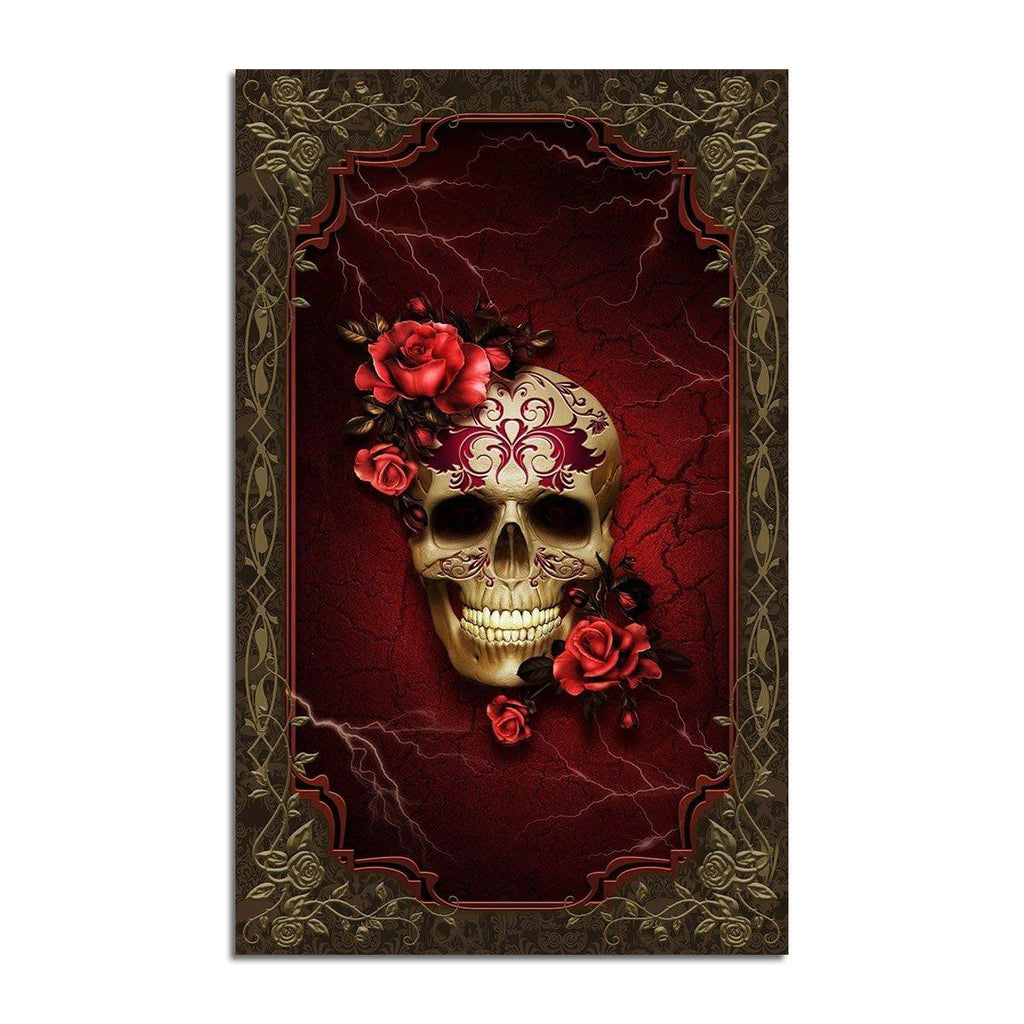 Skull Gothic Rug - CustomsPig