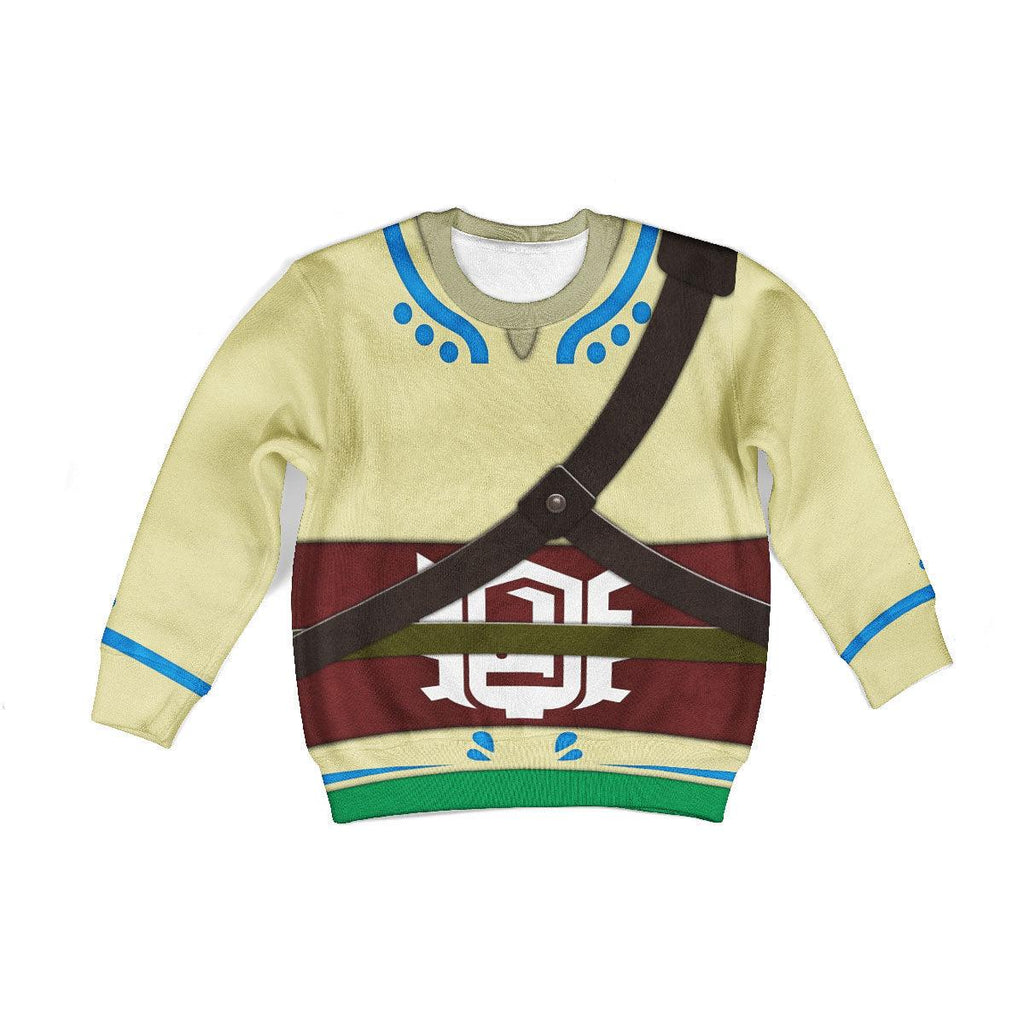 Skyloft Uniform - Skyward Sword Costume Kid Tops Hoodie Sweatshirt T-Shirt - CustomsPig.com