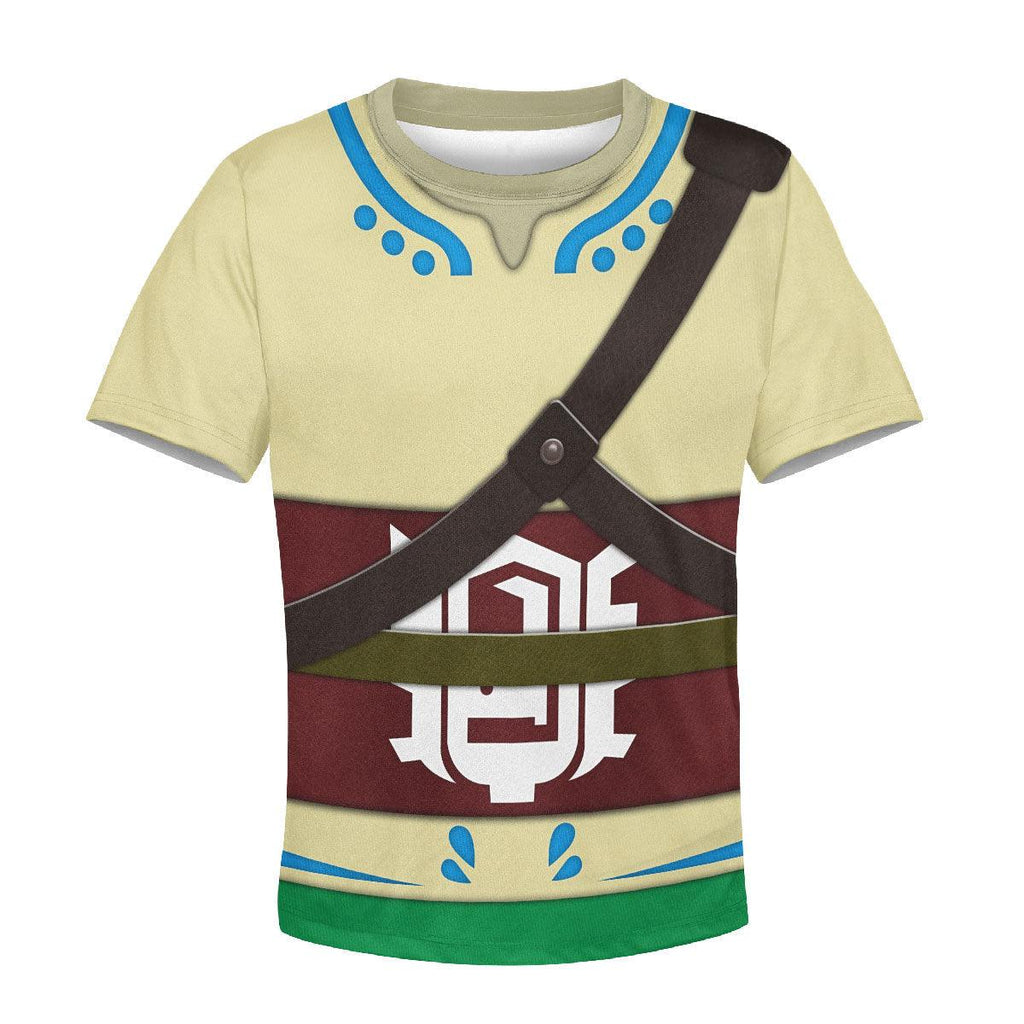 Skyloft Uniform - Skyward Sword Costume Kid Tops Hoodie Sweatshirt T-Shirt - CustomsPig.com