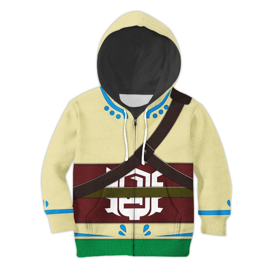 Skyloft Uniform - Skyward Sword Costume Kid Tops Hoodie Sweatshirt T-Shirt - CustomsPig.com