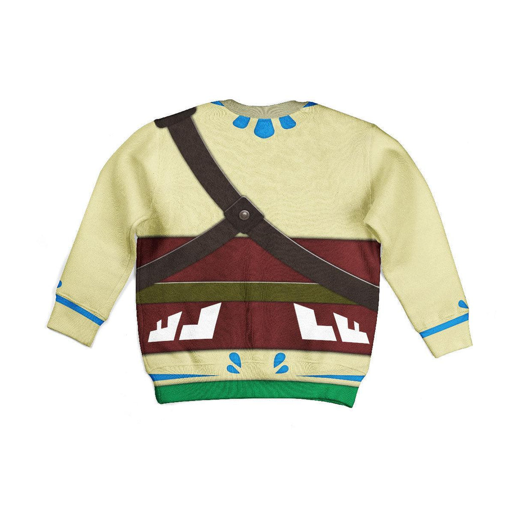 Skyloft Uniform - Skyward Sword Costume Kid Tops Hoodie Sweatshirt T-Shirt - CustomsPig.com