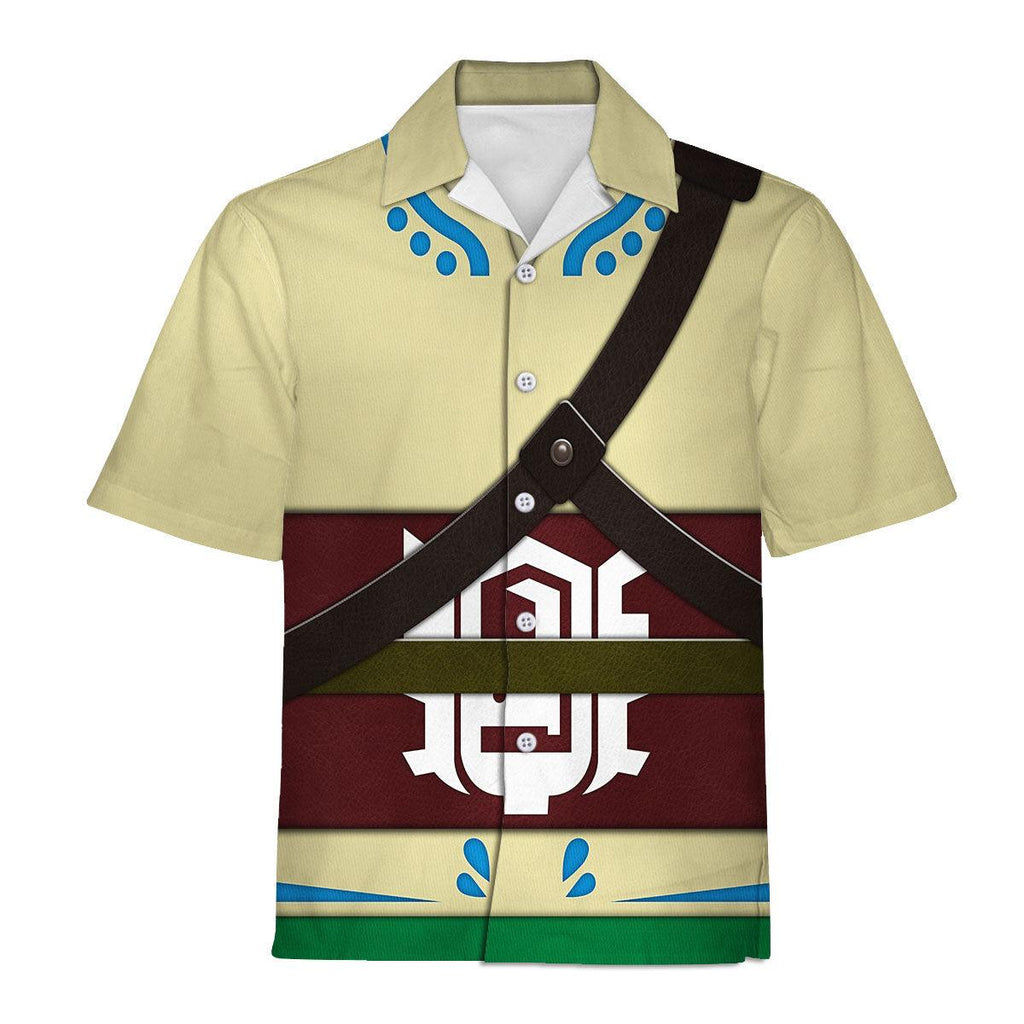 Skyloft Uniform - Skyward Sword Link Attire Shield Unisex Hoodie Sweatshirt T-shirt Sweatpants Cosplay - CustomsPig.com