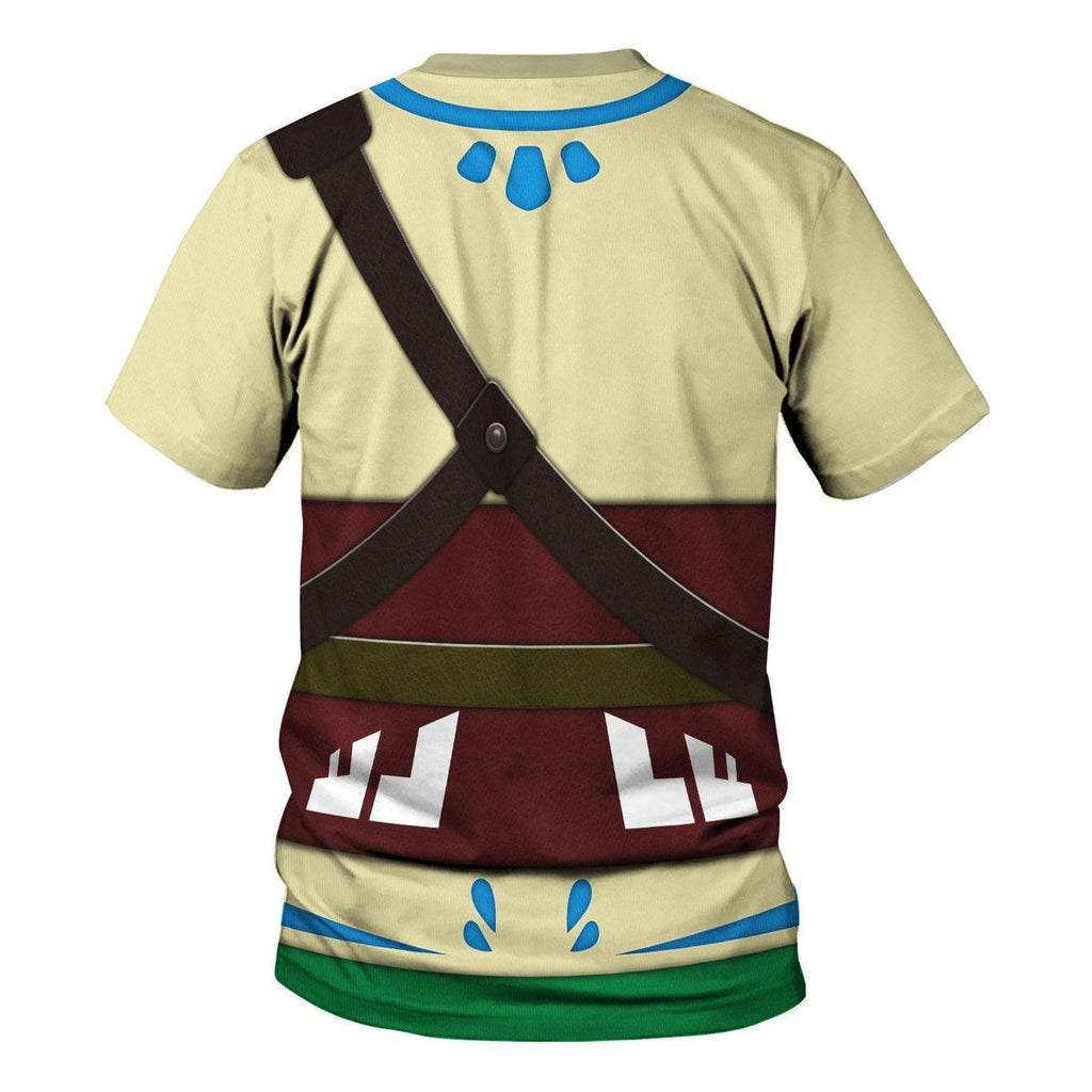 Skyloft Uniform - Skyward Sword Link Attire Unisex Hoodie Sweatshirt T-shirt Sweatpants Cosplay - CustomsPig.com