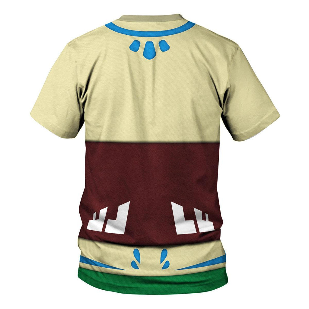 Skyloft Uniform - Skyward Sword Link New Attire Unisex Hoodie Sweatshirt T-shirt Sweatpants Cosplay - CustomsPig.com