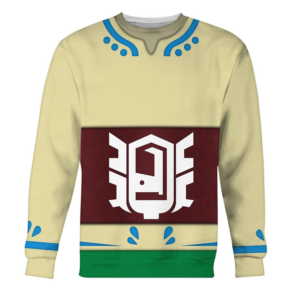 Skyloft Uniform - Skyward Sword Link New Attire Unisex Hoodie Sweatshirt T-shirt Sweatpants Cosplay - CustomsPig.com