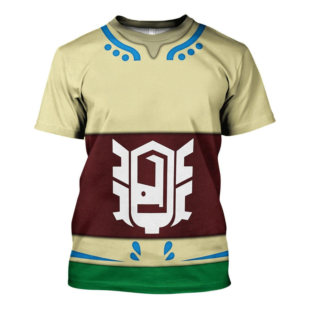 Skyloft Uniform - Skyward Sword Link New Attire Unisex Hoodie Sweatshirt T-shirt Sweatpants Cosplay - CustomsPig.com