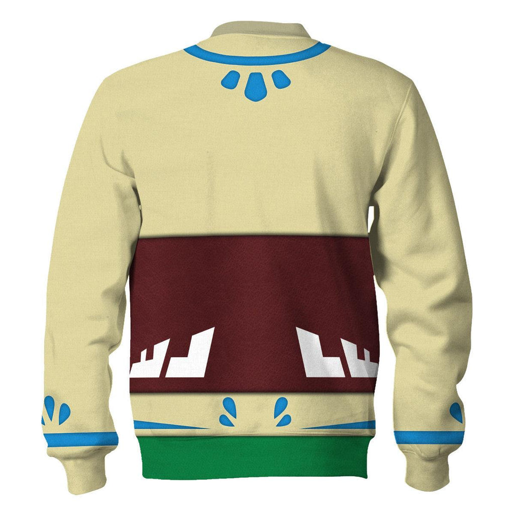 Skyloft Uniform - Skyward Sword Link New Attire Unisex Hoodie Sweatshirt T-shirt Sweatpants Cosplay - CustomsPig.com