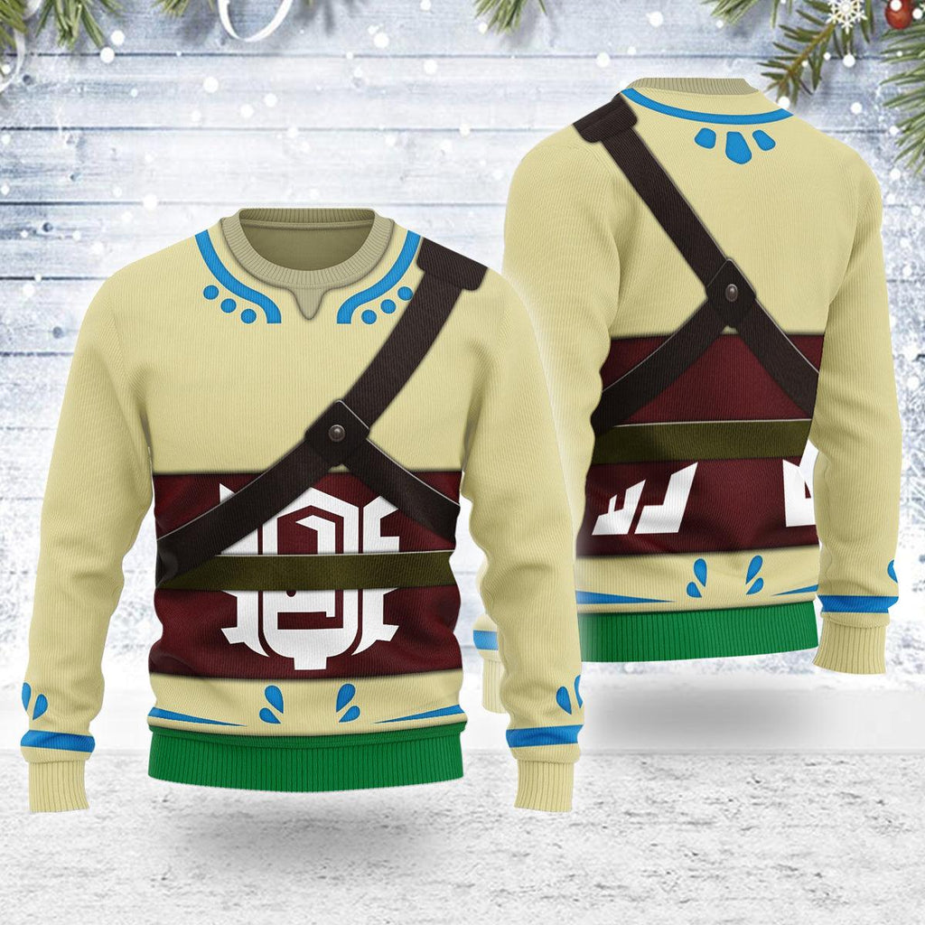 Skyloft Uniform Skyward Sword Themed Costume Unisex Christmas Wool Sweater - CustomsPig.com