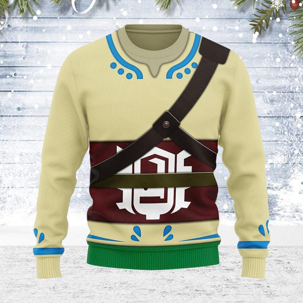 Skyloft Uniform Skyward Sword Themed Costume Unisex Christmas Wool Sweater - CustomsPig.com