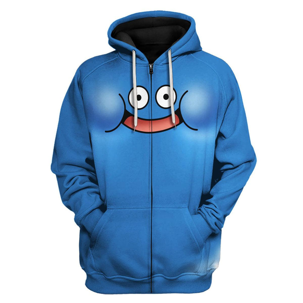 Slime Blue Cartoon Monsters Joker Hoodie T-shirt Sweatpants Cosplay - DucG