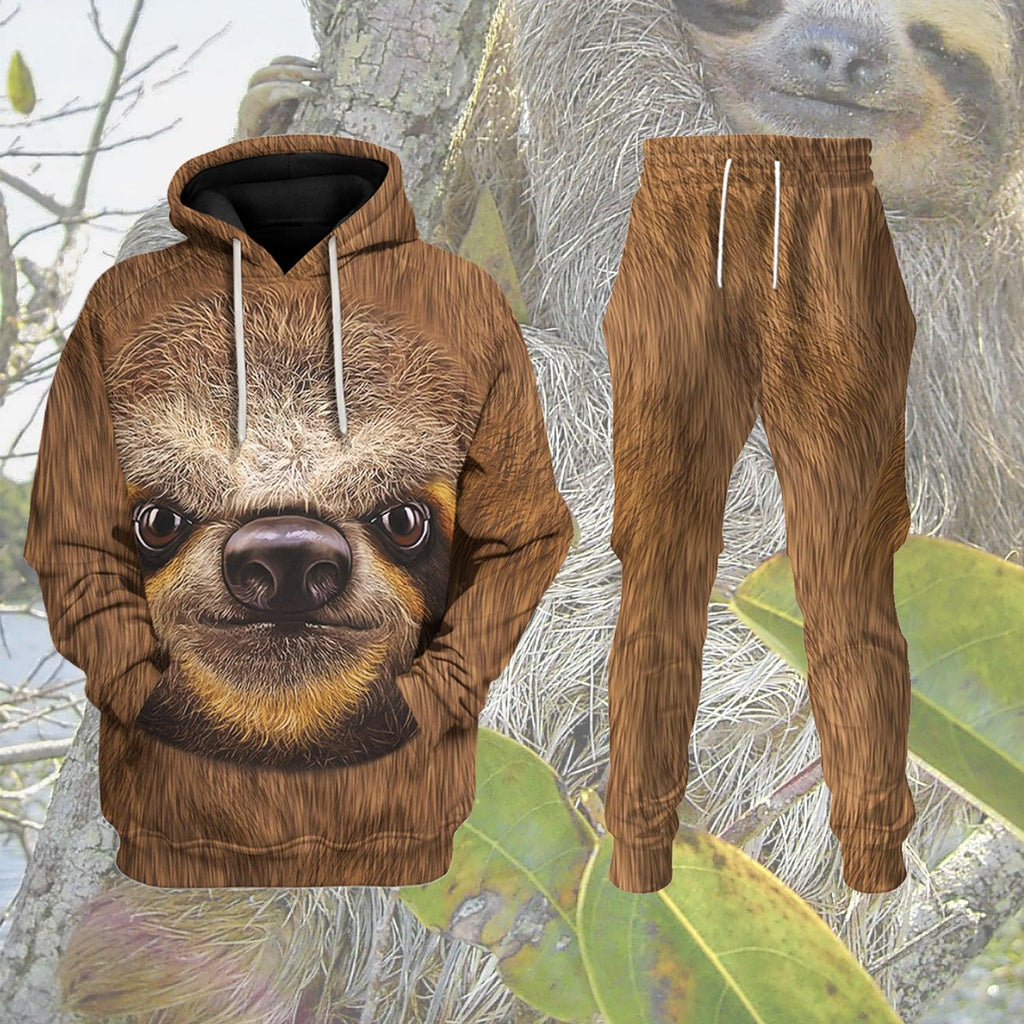 Sloth Animal Cosplay T-shirt Hoodie Sweatpants Apparel - CustomsPig