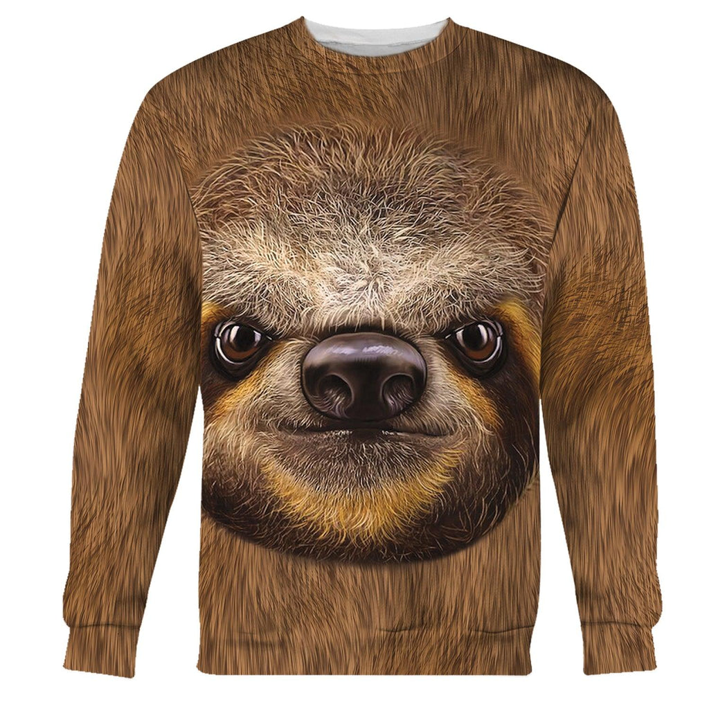 Sloth Animal Cosplay T-shirt Hoodie Sweatpants Apparel - CustomsPig