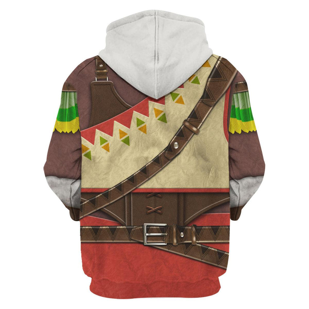 Snowquill Armor Set Link Unisex Hoodie Sweatshirt T-shirt Sweatpants Cosplay - DucG