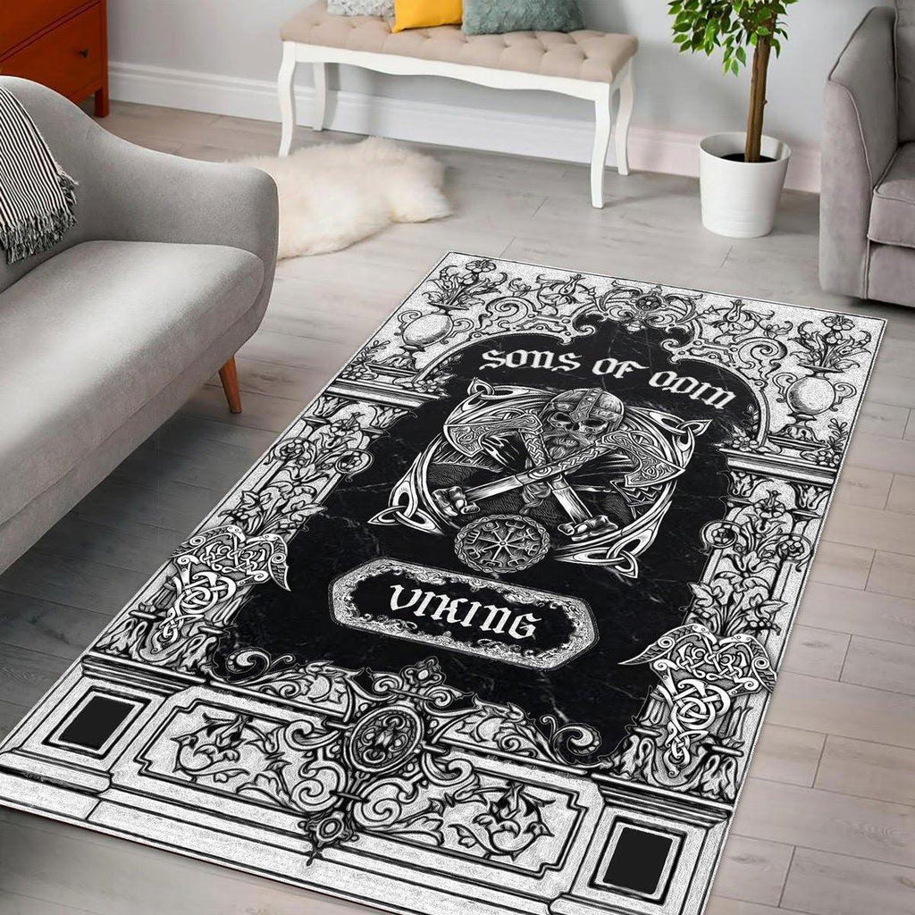 Sons Of Odin Viking Rug - CustomsPig