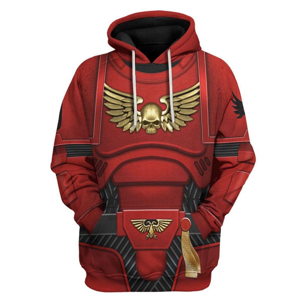 Space Marines Blood Angels V2 T-shirt Hoodie Sweatpants Cosplay - CustomsPig