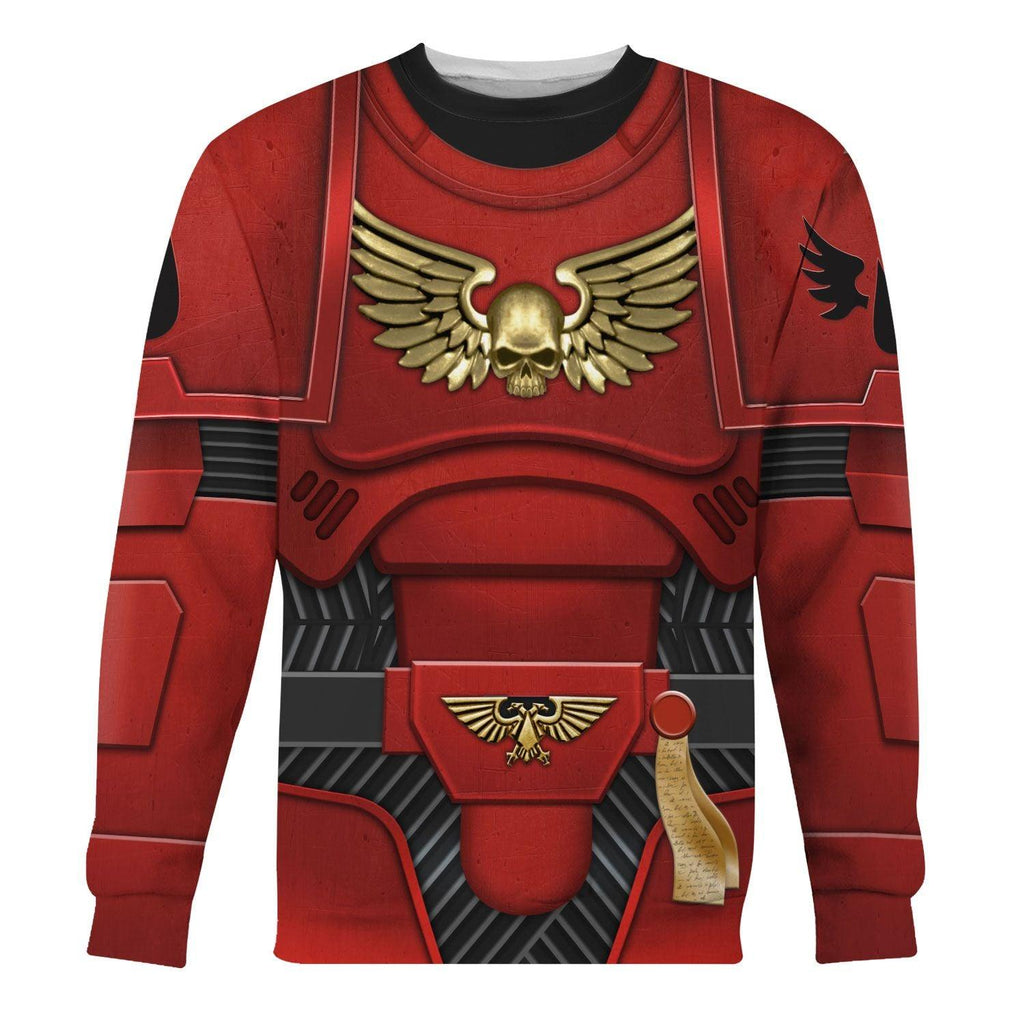 Space Marines Blood Angels V2 T-shirt Hoodie Sweatpants Cosplay - CustomsPig