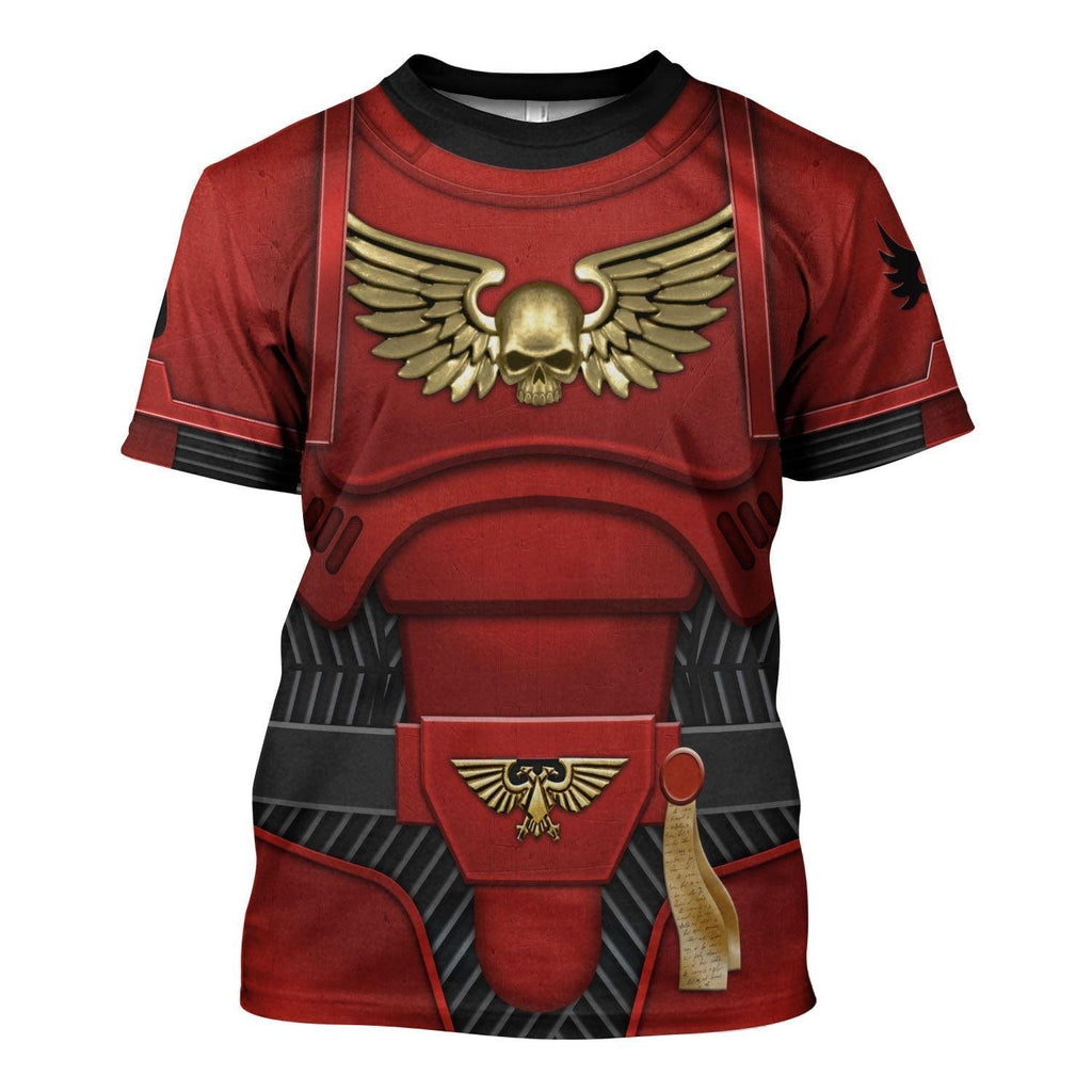 Space Marines Blood Angels V2 T-shirt Hoodie Sweatpants Cosplay - CustomsPig