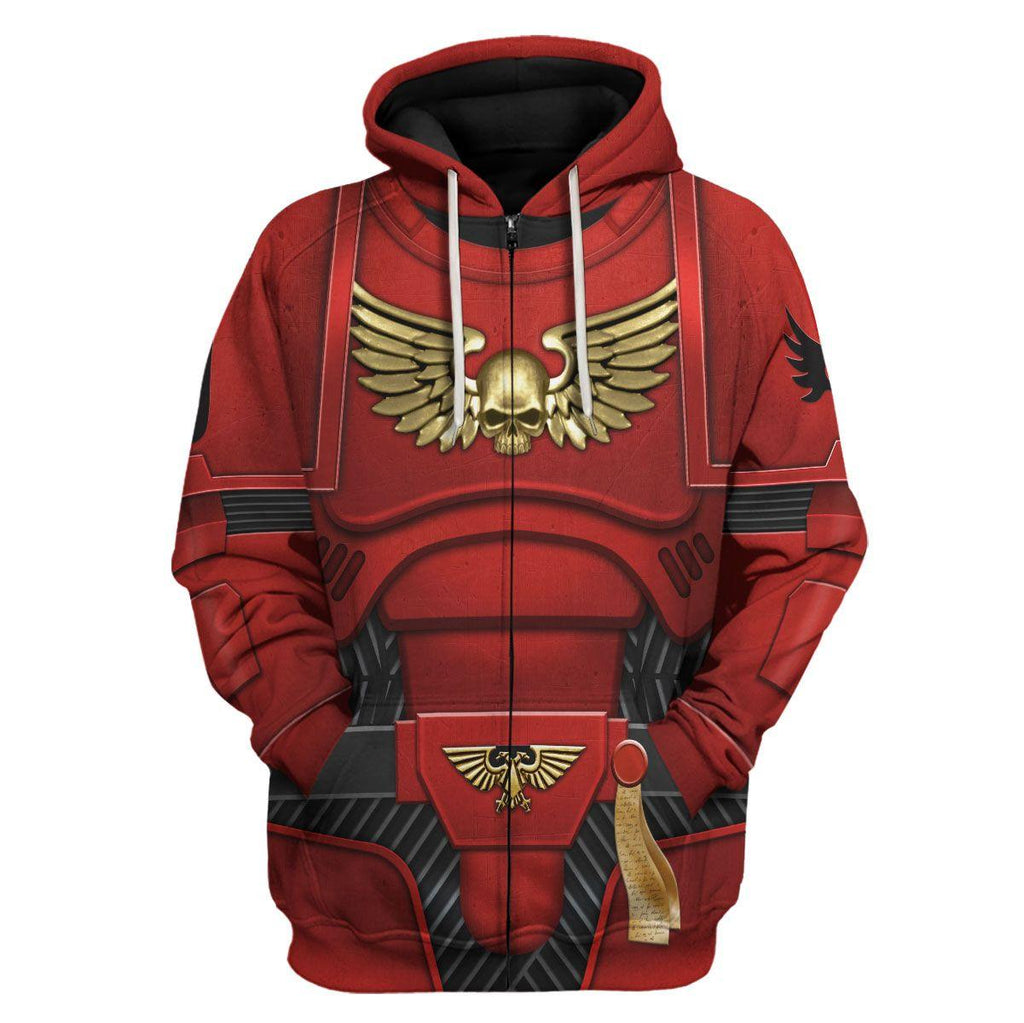 Space Marines Blood Angels V2 T-shirt Hoodie Sweatpants Cosplay - CustomsPig