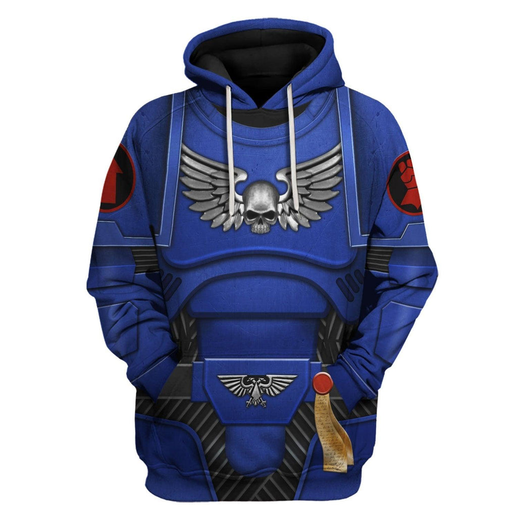 Space Marines Crimson Fists T-shirt Hoodie Sweatpants Cosplay - CustomsPig